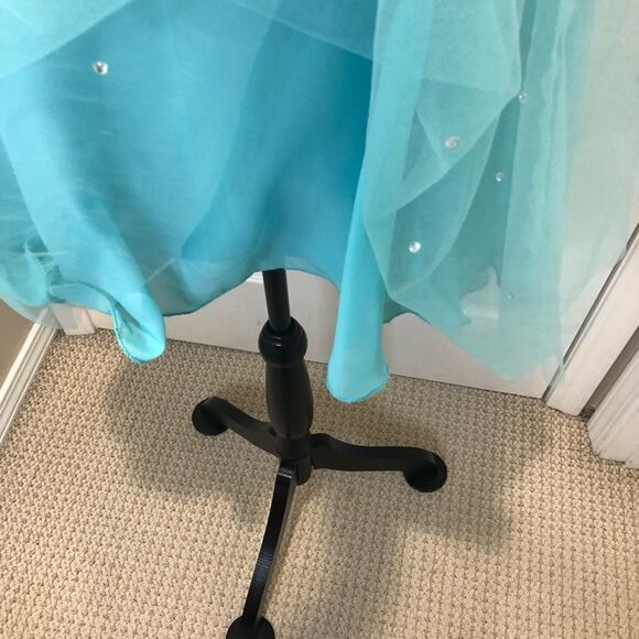 Baby Online Dress mini blue jeweled rhinestone prom homecoming dress - Picture 7 of 16